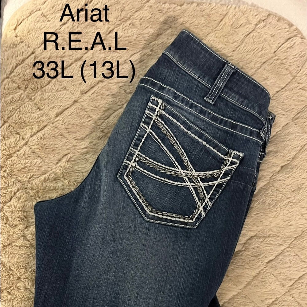 Ladies denim jeans. Bootcut Ariat REAL 33L (13L)